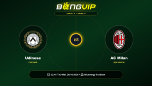 Soi kèo 02:45-26/10 Udinese vs AC Milan – Rossoneri quyết đấu