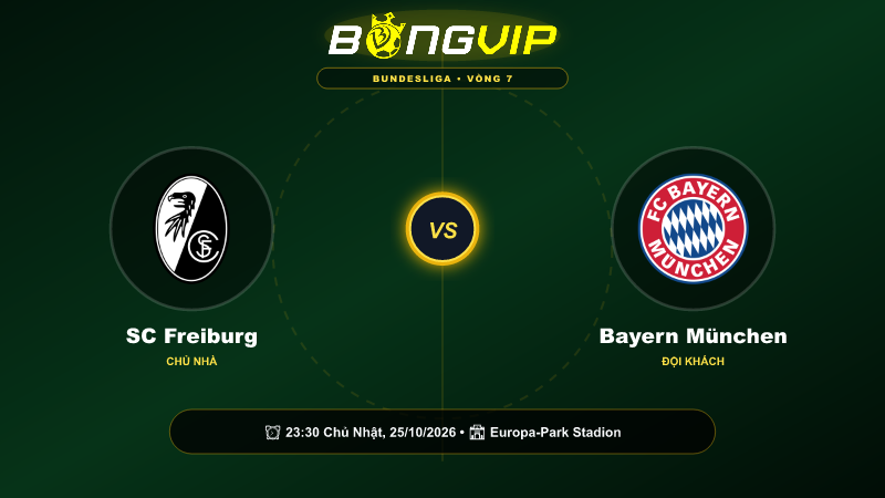 Soi kèo 23:30-25/10 SC Freiburg vs Bayern München – Hùm xám càn quét